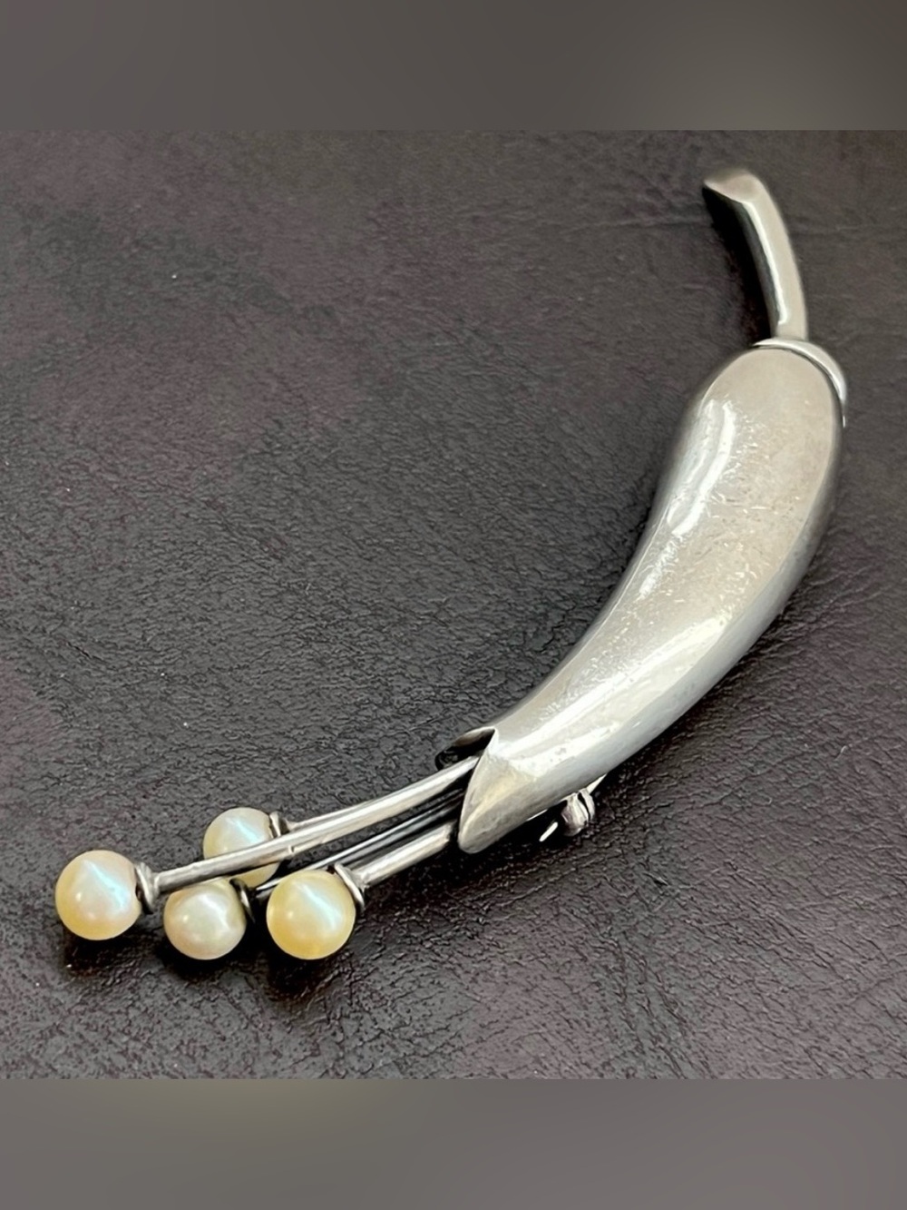 Antonio Pineda 970 Sterling Silver Brooch RARE Artist Signed